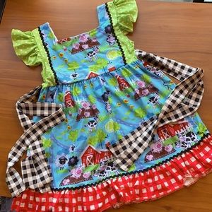 Farm dress boutique ruffle